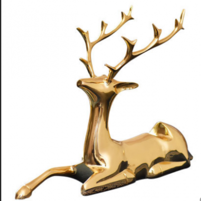 Creative deer shape pure copper handicraft wine holding