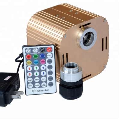 10W Bluetooth App fiber optic light generator with microphone shimmering remote controller