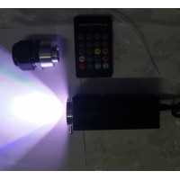 8W music control fiber optic light engine for car decoration