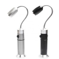 XPE LED aluminum zoomable rechargeable BBQ light with magnetic flexible work table lamp